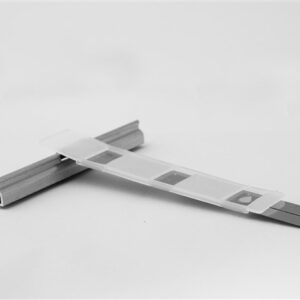 Metalna zakačka - za lamele 37-43mm - sa PVC oblogom